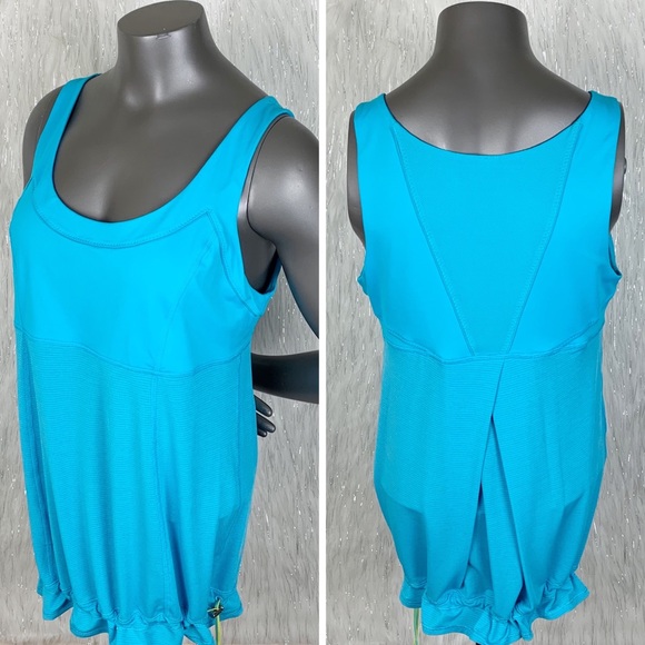 lululemon athletica Tops - Lululemon | Spry Blue Run: Ta Ta Tamer  10